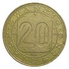 Монета 20 шиллингов 1980 года Австрия —  Девять провинций Австрии (реверс)