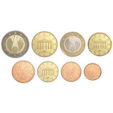 Набор монет евро Германия (аверс)