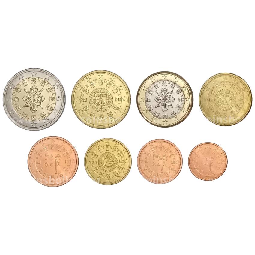 Набор монет евро Португалия