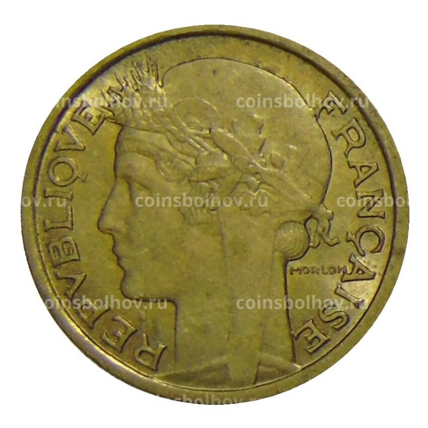 Монета 50 сантимов 1938 года Франция (вид 2)