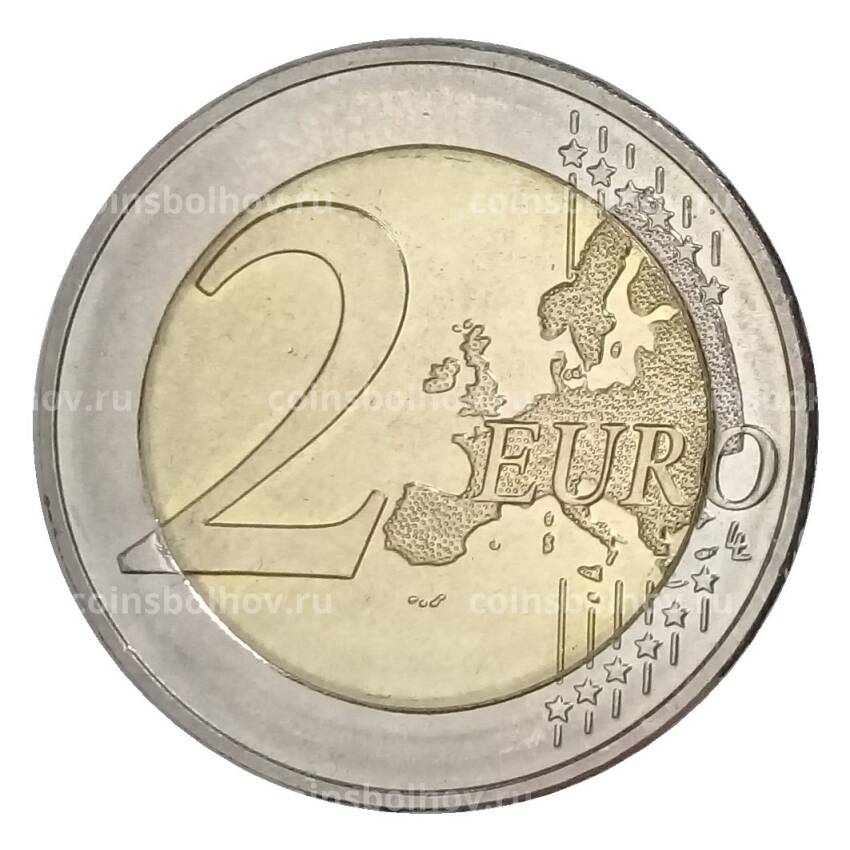 Монета 2 евро 2015 года J Германия — 25 лет объединению Германии (вид 2)
