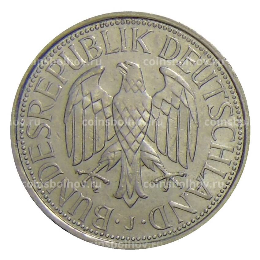 Монета 1 марка 1990 года J Германия (вид 2)