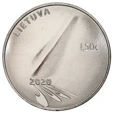 Монета 1,5 евро 2020 года Литва — Надежда (аверс)