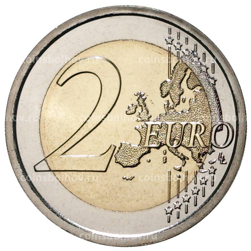 Монета 2 евро 2020 года Италия — 150 лет со дня рождения Марии Монтессори (вид 2)