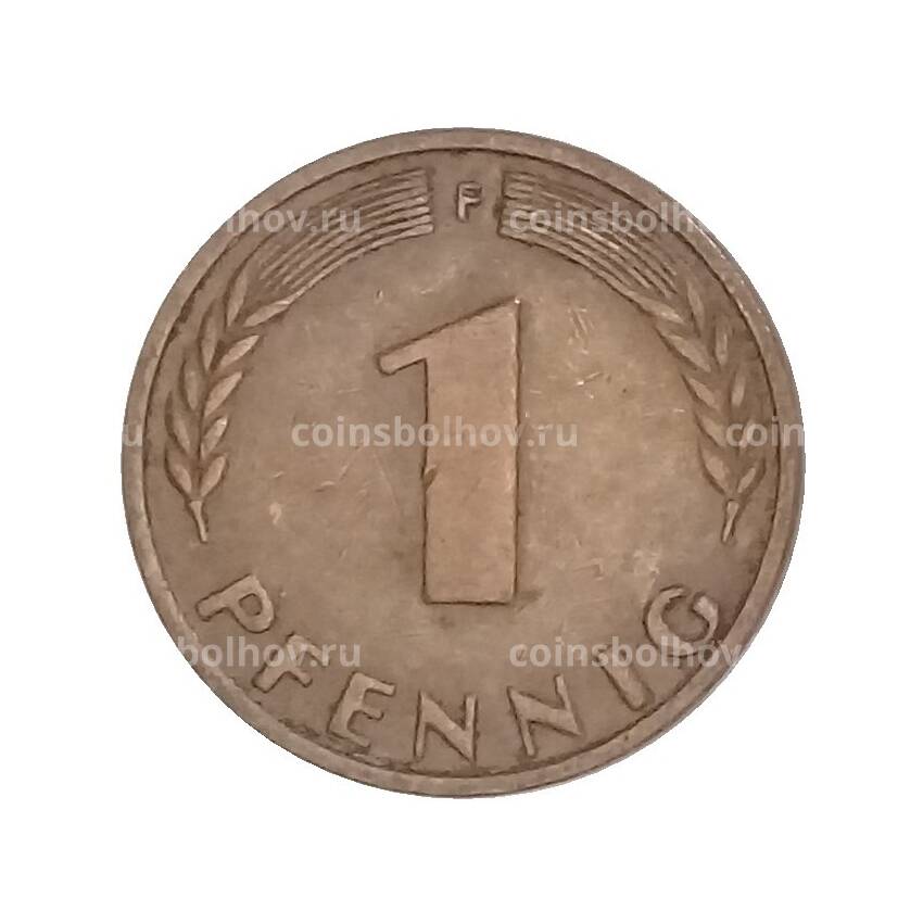 Монета 1 пфенниг 1948 года F Германия (вид 2)