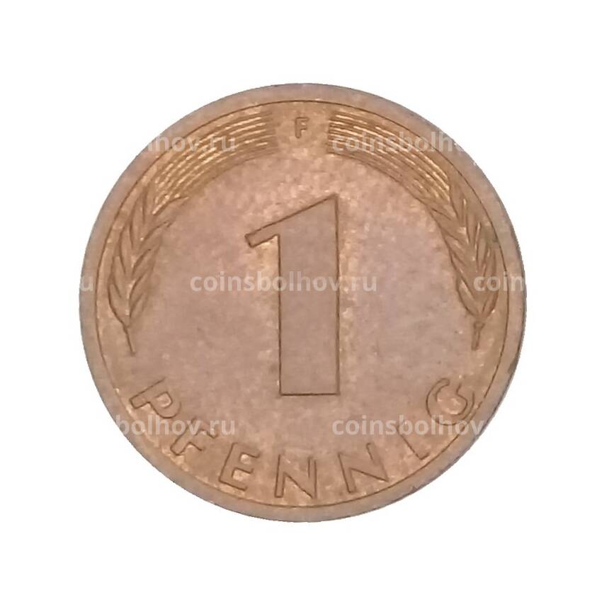 Монета 1 пфенниг 1979 года F Германия (вид 2)