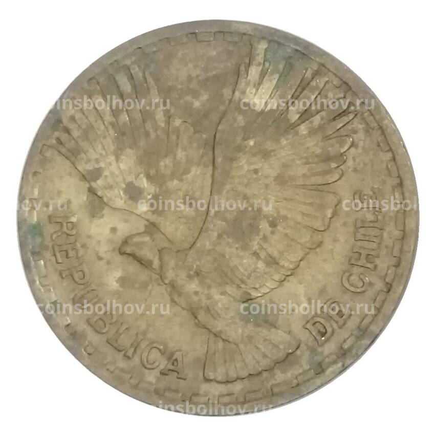 Монета 10 чентезимо 1964 года Чили (вид 2)