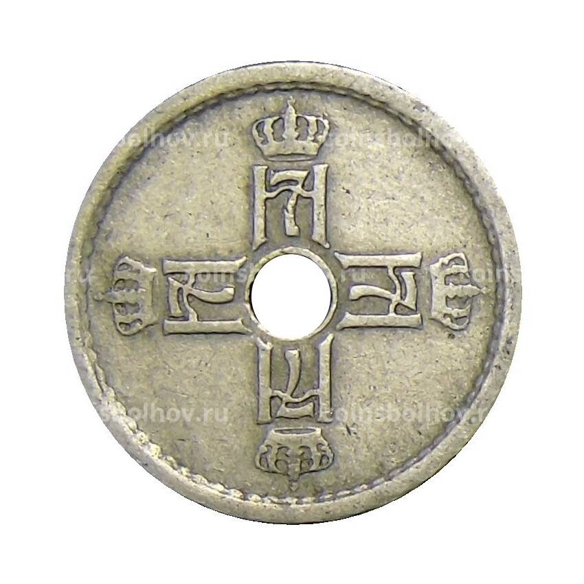 Монета 25 эре 1927 года Норвегия (вид 2)