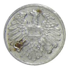Монета 2 гроша 1952 года Австрия (реверс)