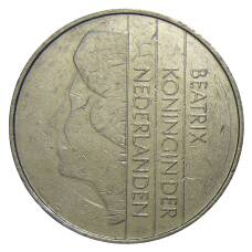 Монета 2.5 гульдена 1983 года Нидерланды (реверс)