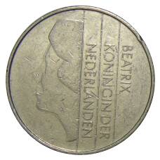 Монета 2.5 гульдена 1985 года Нидерланды (реверс)