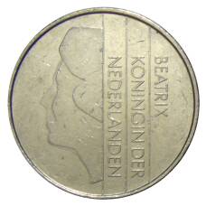 Монета 2.5 гульдена 1986 года Нидерланды (реверс)
