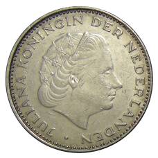 Монета 2.5 гульдена 1970 года Нидерланды (реверс)