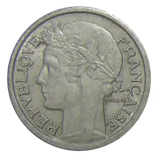 Монета 1 франк 1959 года Франция (реверс)