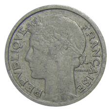 Монета 1 франк 1950 года Франция (реверс)