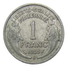 Монета 1 франк 1948 года В Франция (аверс)