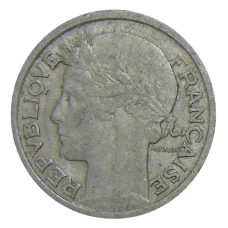 Монета 1 франк 1948 года В Франция (реверс)