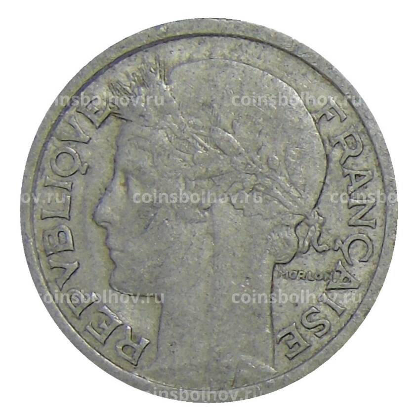 Монета 1 франк 1948 года В Франция (вид 2)