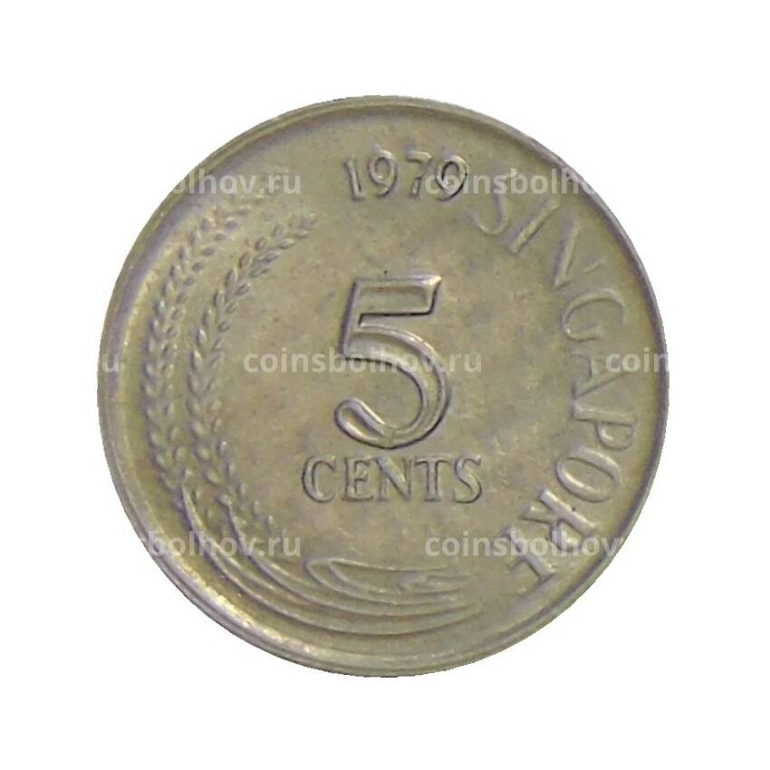 Монета 5 центов 1979 года Сингапур
