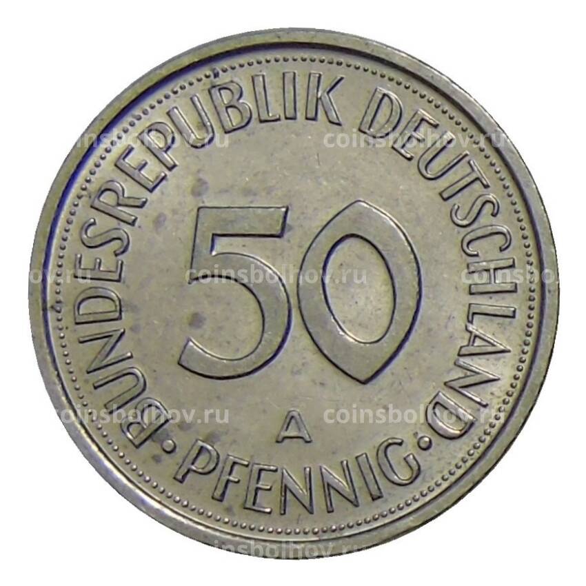 Монета 50 пфеннигов 1992 года A Германия