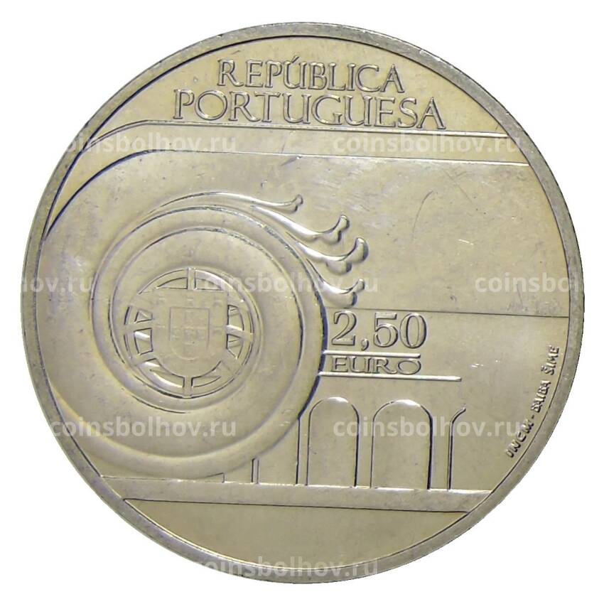 Монета 2.5 евро 2013 года Португалия — 100 лет со дня рождения Жоао Вилларета (вид 2)