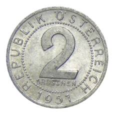 Монета 2 гроша 1951 года Австрия (аверс)
