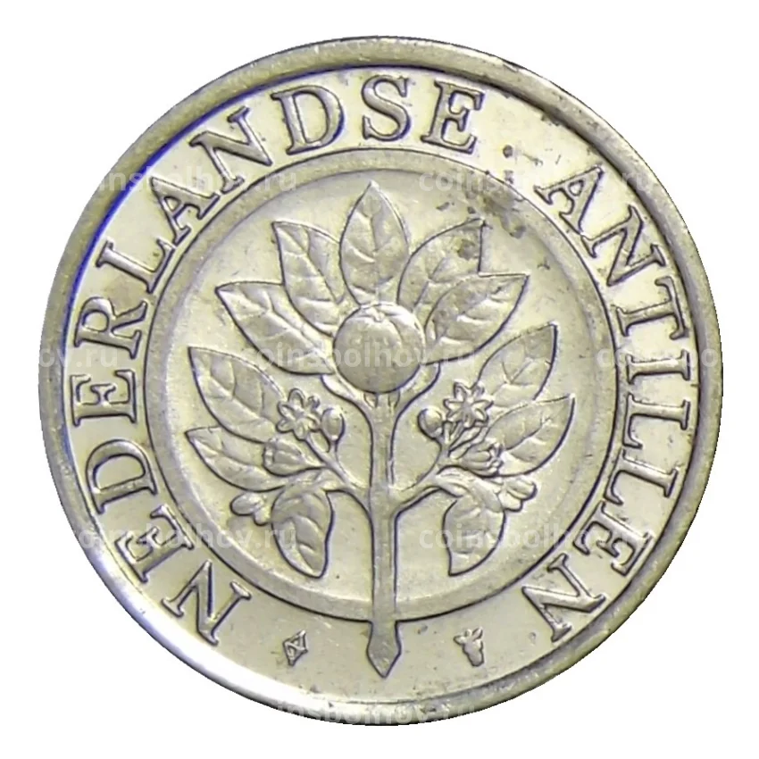Монета 25 центов 1992 года Нидерландские Антильские Острова (вид 2)