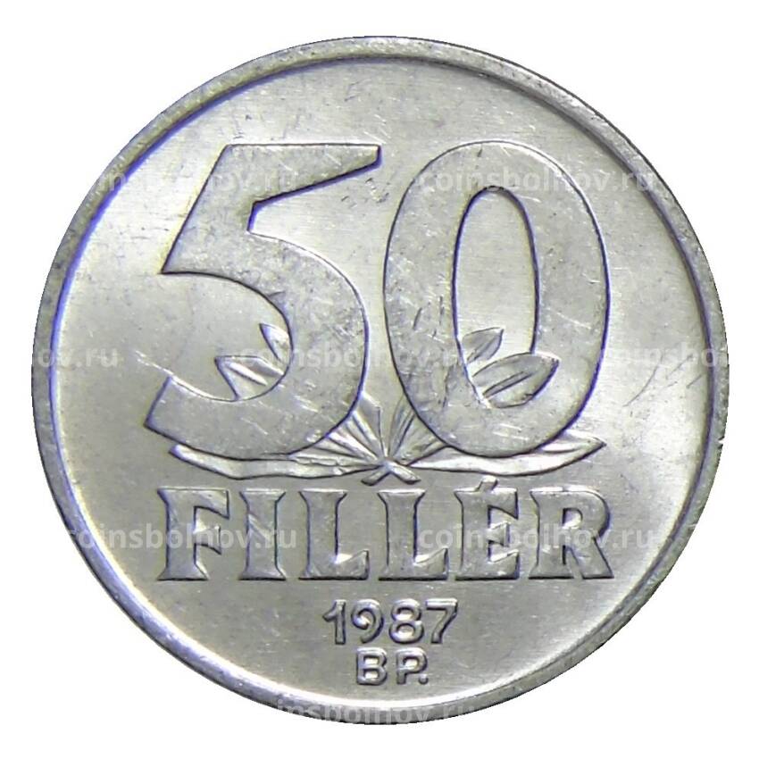 Монета 50 филлеров 1987 года Венгрия