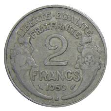 Монета 2 франка 1950 года В Франция (аверс)