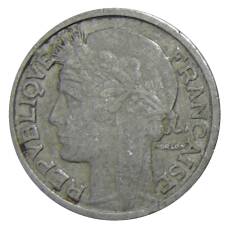 Монета 2 франка 1950 года В Франция (реверс)