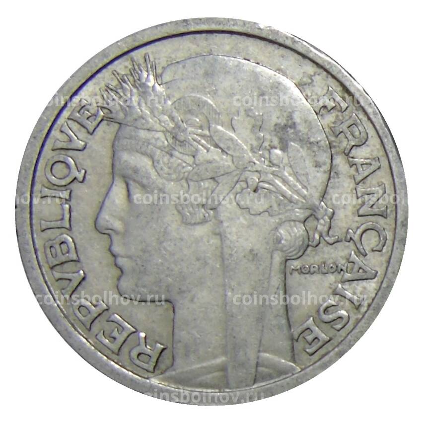 Монета 2 франка 1949 года В Франция (вид 2)