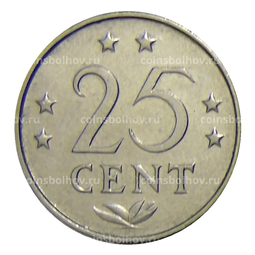 Монета 25 центов 1978 года Нидерландские Антильские Острова (вид 2)