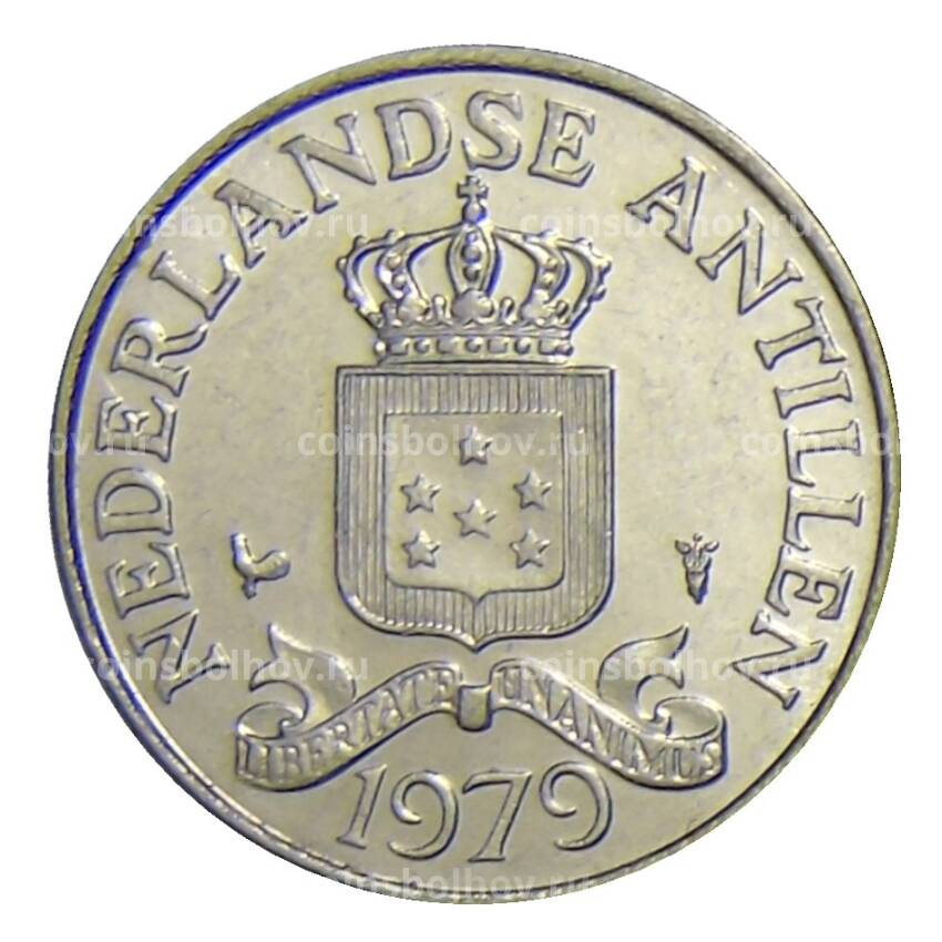 Монета 25 центов 1979 года Нидерландские Антильские Острова