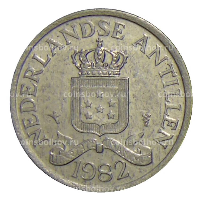 Монета 25 центов 1982 года Нидерландские Антильские Острова