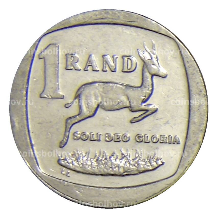 Монета 1 ренд 2013 года ЮАР (вид 2)