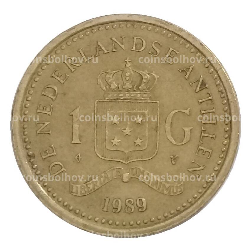 Монета 1 гульден 1989 года Нидерландские Антильские острова