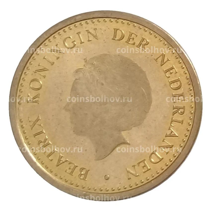 Монета 1 гульден 2010 года Нидерландские Антильские острова (вид 2)