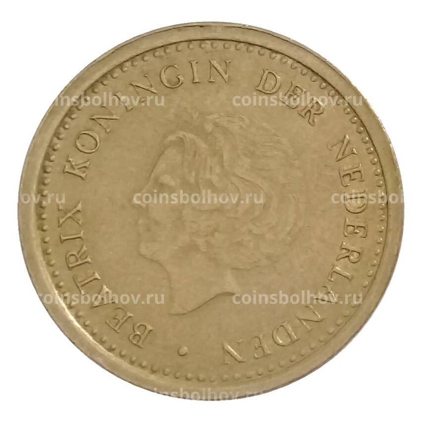 Монета 1 гульден 1991 года Нидерландские Антильские острова (вид 2)