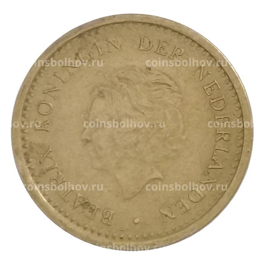 Монета 1 гульден 1992 года Нидерландские Антильские острова (вид 2)