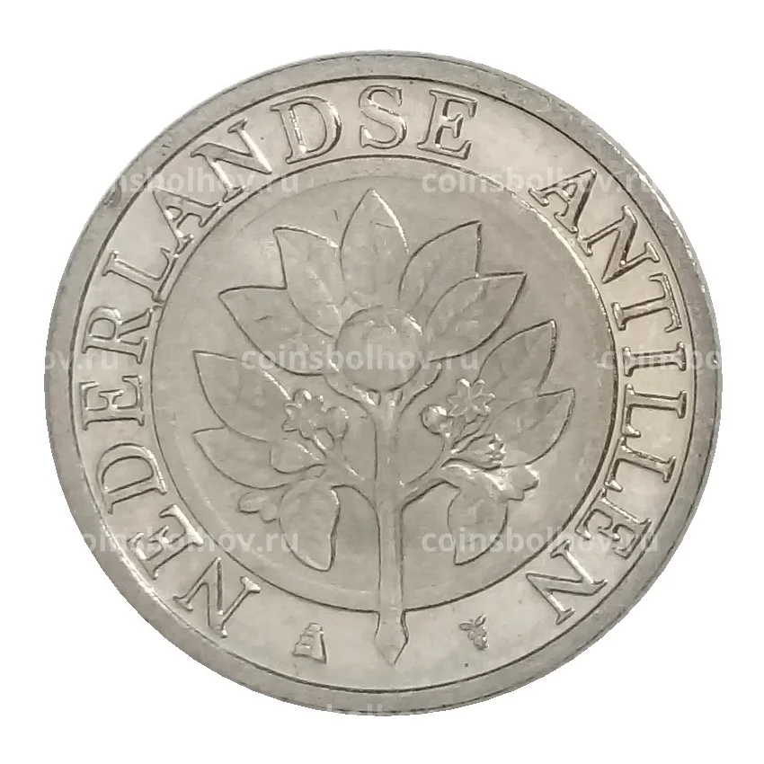 Монета 25 центов 2010 года Нидерландские Антильские острова (вид 2)