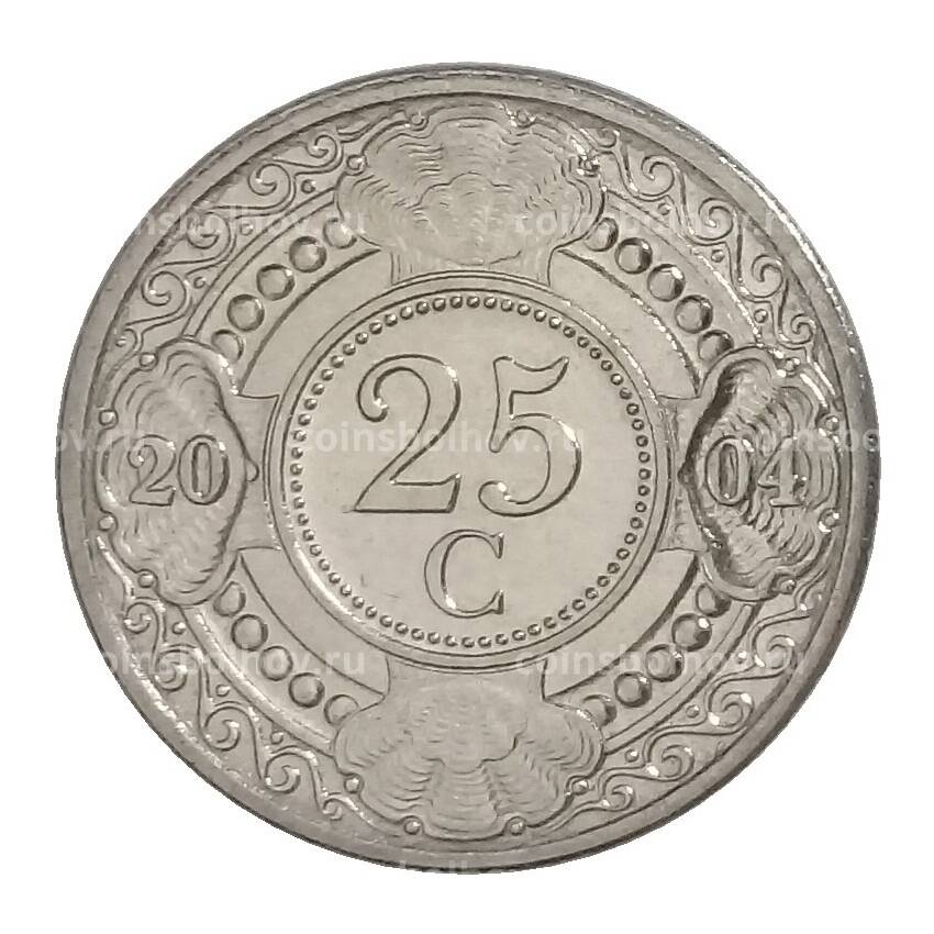 Монета 25 центов 2004 года Нидерландские Антильские острова