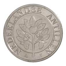 Монета 25 центов 2007 года Нидерландские Антильские острова (реверс)
