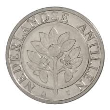 Монета 25 центов 2009 года Нидерландские Антильские острова (реверс)