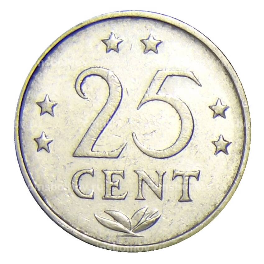 Монета 25 центов 1983 года Нидерландские Антильские Острова (вид 2)