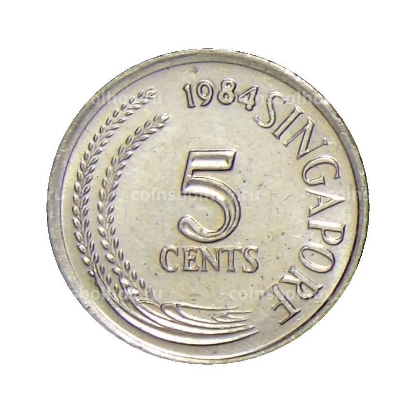 Монета 5 центов 1984 года Сингапур