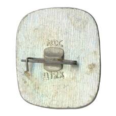 Значок В.И. Суриков — 125 лет со дня рождения (реверс)