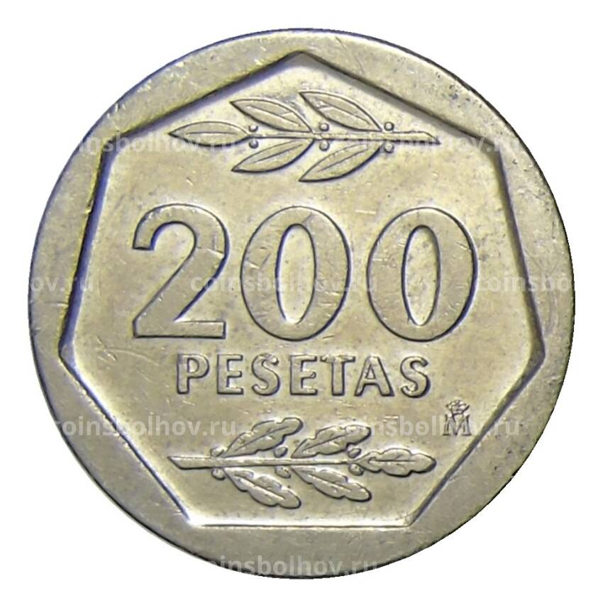 Монета 200 песет 1987 года Испания