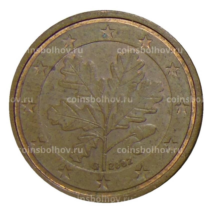 Монета 2 евроцента 2002 года G Германия