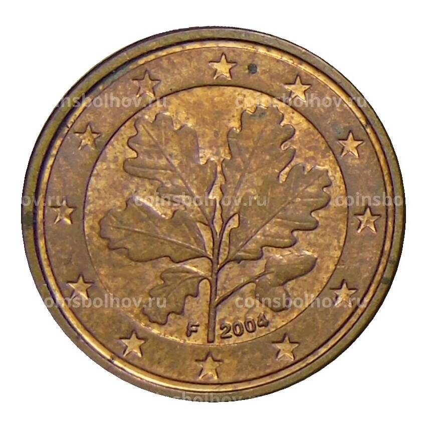 Монета 1 евроцент 2004 года F Германия