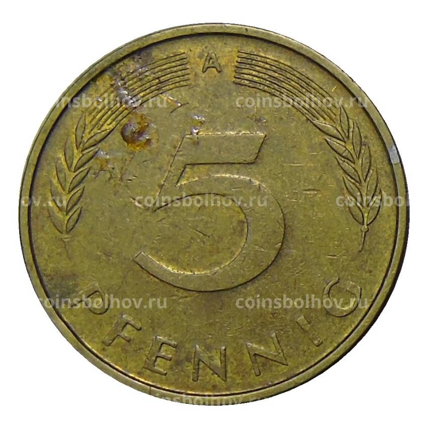 Монета 5 пфеннигов 1990 года A Германия (вид 2)